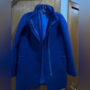 J. Crew Women’s blue lodge coat